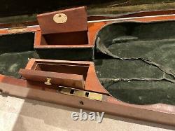 Wooden Violin Case with brass fittings