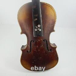 19e Century Allemand Violin Gemstones Antique Rare Master