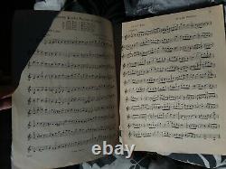 2 Livres d'étude de base Urstudien 1907 Antique Violon Vintage Musique Instrument Papier