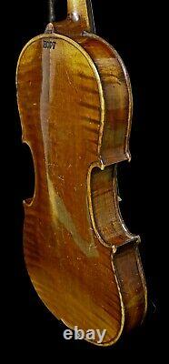 4 /4 Full Size Antique Old German Hopf Violin-listen To The Video