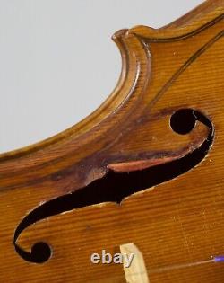 Ancien violon vintage 4/4 étiquette CASPARO DA SALO Nr. 1935