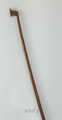 Antique Vintage Allemande Bausch Stamped Violon Violon Fiddle Bow