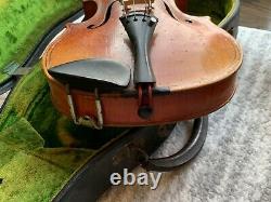 Antique Vintage Giovan Paolo Magnnia Brescia Copie 4/4 Violin Allemagne Complète