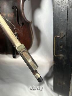 Antique Violin Antonius Straduarius Cremona Faciebat Anno 17 Cas Original Bow