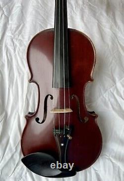 Beau vieux violon antique français 4/4 C. 1920