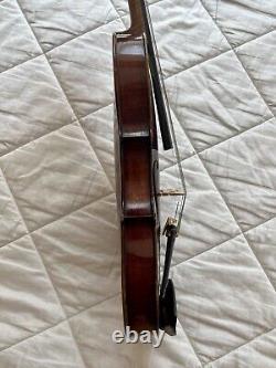 Beau violon ancien non étiqueté 4/4 vers 1800