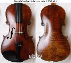 Beautiful Rare Old Da Salo Violin Antique Vidéo 179