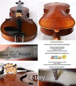 Beautiful Vieux Allemand 3/4 Maggini Violin Vidéo Rare Antique? 248