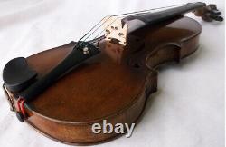 Bon Vieux Violon Allemand Voir Video Fine Antique Rare Violino 218
