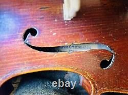 Copie d'un violon Stradivarius antique 4/4 marqué Anno 1716 avec étui en bois