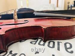 Copie d'un violon Stradivarius antique 4/4 marqué Anno 1716 avec étui en bois