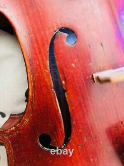 Copie d'un violon Stradivarius antique 4/4 marqué Anno 1716 avec étui en bois