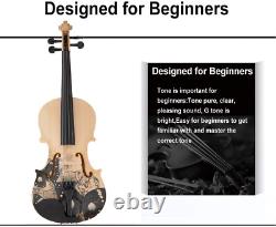 'Ensemble de violon électrique/acoustique pour débutants Cadeau spécial conçu pour les enfants/débutants'