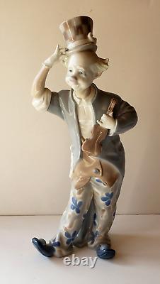 Figurine de Clown Vintage Lladro avec Violon