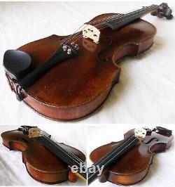 Fine Old 19th Centrury Violin -voir La Vidéo Antique Violino? 314
