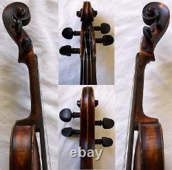 Fine Old 19th Centrury Violin -voir Vidéo Antique Violino 587