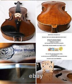 Fine Old Allemand Master Violin Hans Meierl 1946 Vidéo Antique? 249