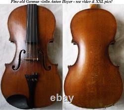 Fine Old Allman Master Violin A. Hoyer 1967 Vidéo Antique? 316