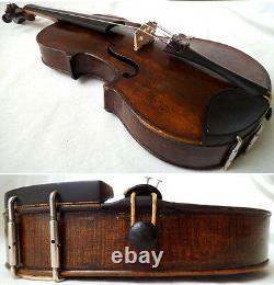 Fine Old Français Master Violin Charotte 1930 Vidéo Antique 540