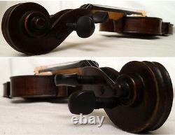 Fine Old Français Master Violin Charotte 1930 Vidéo Antique? 540