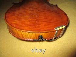 Fine Rare Vieux Antique 1915 Vintage Allemand Maître 4/4 Violon-solo Navire Sans Son
