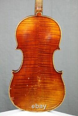 Français Violon, Vers 1910 (prêt-à-jouer) Antique, Vintage, Vieux Violon