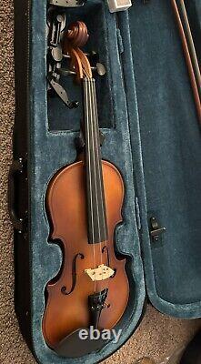 Kit de violon Mendini par Cecilio avec étui rigide, colophane, archet