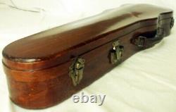 Livraison Gratuite Old Wooden Français Violon Case Antique Rare? 2