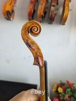 Maître violon 4/4 Modèle Stradi en érable flammé avec dos en épicéa ancien fait à la main