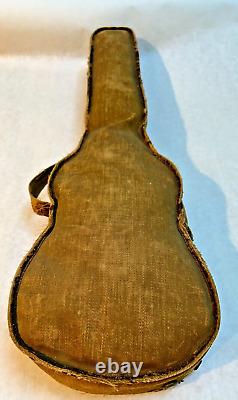 Mallette/Sac de transport pour violon antique de la Première Guerre mondiale - Extrêmement rare et vintage