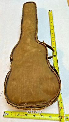 Mallette/Sac de transport pour violon antique de la Première Guerre mondiale - Extrêmement rare et vintage