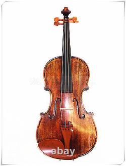 Nouveau violon 550AQ 4/4 de style antique avec colophane, étui, archet et jeu de cordes gratuits