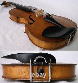 Old 19th C Master Violin C. F. Mueller 1870 -vidéo- Antique 957