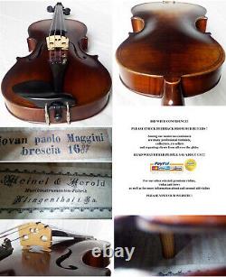 Old Allemand 3/4 Maggini Violin Vidéo- Rare Antique? 336