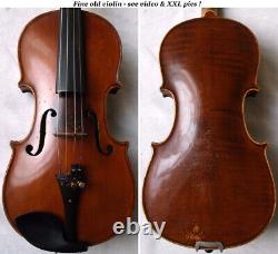 Old Allemand 3/4 Violin Vidéo- Rare Antique? 309
