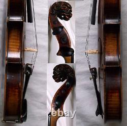Old Allemand Lionhead Violin J. Haslwanter 1872 Vidéo Antique? 508