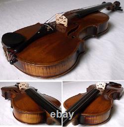 Old Allemand Lionhead Violin J. Haslwanter 1872 Vidéo Antique? 508