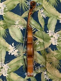 Old Antique 4/4 Français Violin J Barbe Vintage Vers 1880