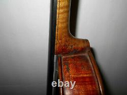 Old Antique Vintage 1896 American Indiana Made Violon Pleine Taille Nr