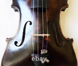 Old German 19e C Violin W. Riedl 1894 -video- Anticique Master? 295