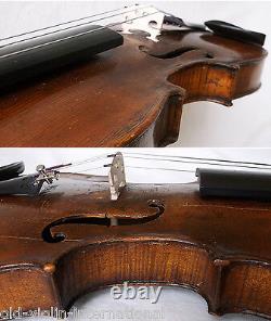 Old German 19th C Hopf Violin Video Antique Master Rare 802