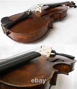 Old German 19th Ctry Hopf Violin Video Antique Master Rare 161