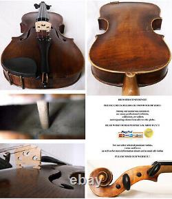 Old German 19th Ctry Hopf Violin Vidéo Antique Master Rare 301
