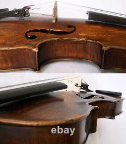 Old German 19th Ctry Hopf Violin Vidéo Antique Master Rare 301