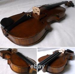 Old German 19th Ctry Hopf Violin Vidéo Maître Antique? Rare? 088