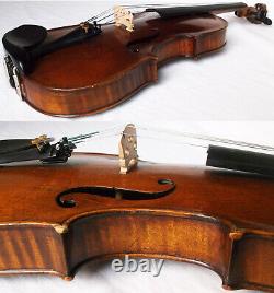Old German 19th Ctry Hopf Violin Vidéo Maître Antique? Rare? 200