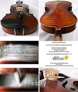 Old German Master Violin Heinel 1921 - Voir Vidéo Antique Rare 219