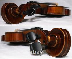 Old German Violin Glass Bros. Vidéo Rare Antique Violino 118