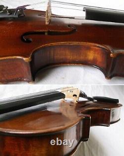 Old Hopf Allemand Violin Early 1900 -video Antique Master? Rare? 317
