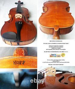 Old Hopf Allemand Violin Early 1900 -video Antique Master? Rare? 404